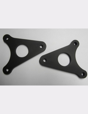 Universal Footrest bracket (pair ) 85mm centres - Choice of colours