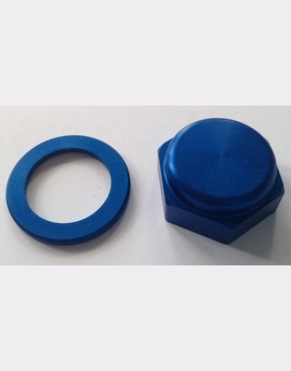 Top steering stem nut and washer