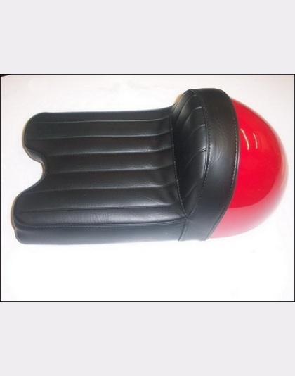 Classic Honda racing seat. Red Fibre glass -P/N CB350SEAT1A