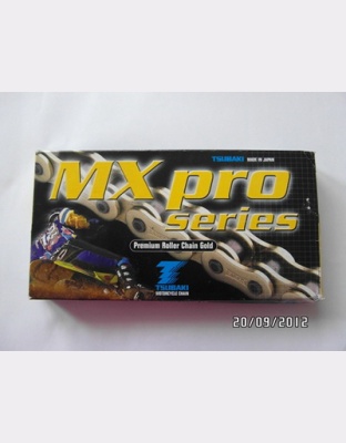 Rear drive chain 110 links. Tsubaki 520 MX PRO. P/N 520MXP-110