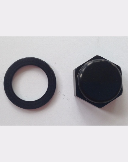 Top steering stem nut and washer - Choice of colours 