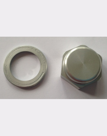 Top steering stem nut and washer - Choice of colours 